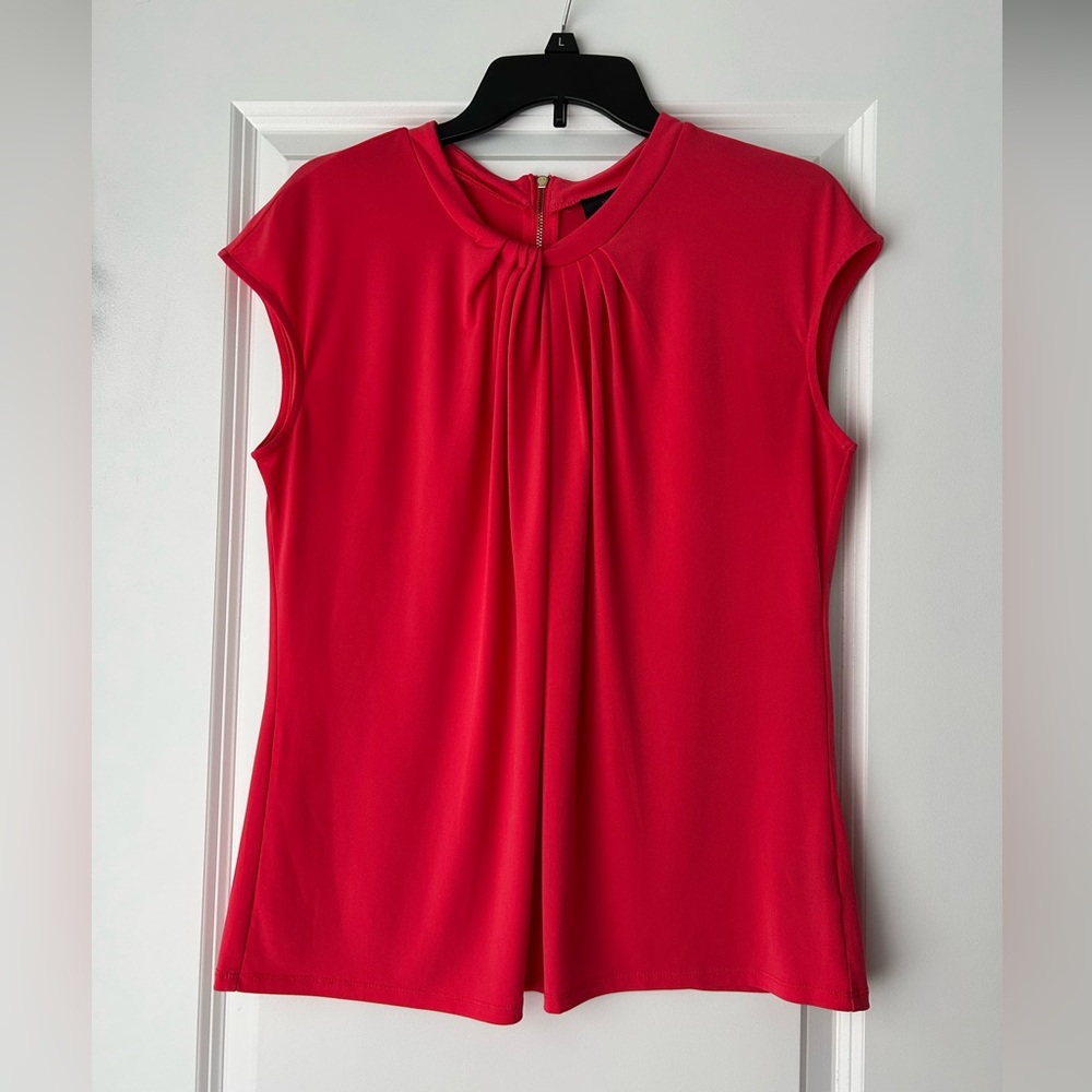 Cap sleeve dress shirt